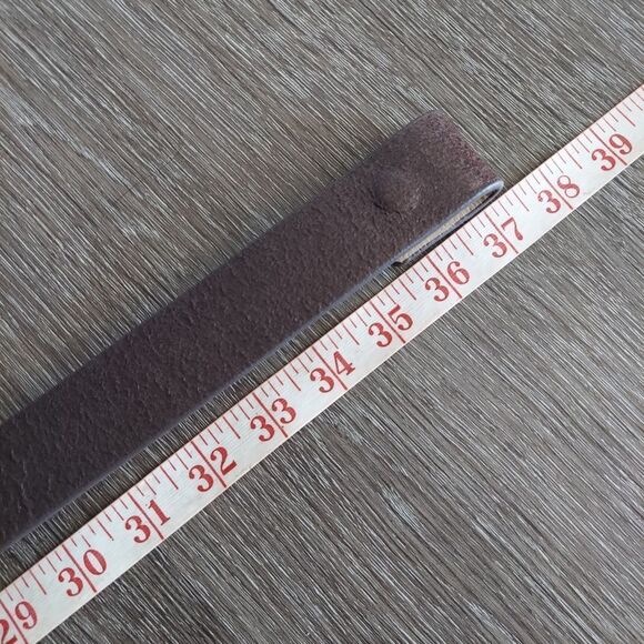 Chico's Vintage Brown Boho Cabochon Studded Belt Size Small/Medium Adjustable - Picture 6 of 6